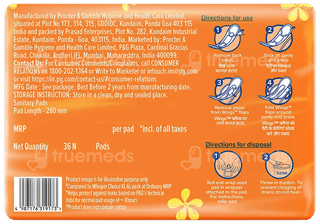 Whisper Choice Xl Pads Super Saver 36 Pads